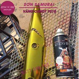Sơn xịt Samurai màu Vàng Candy - Y016 (400 ml)