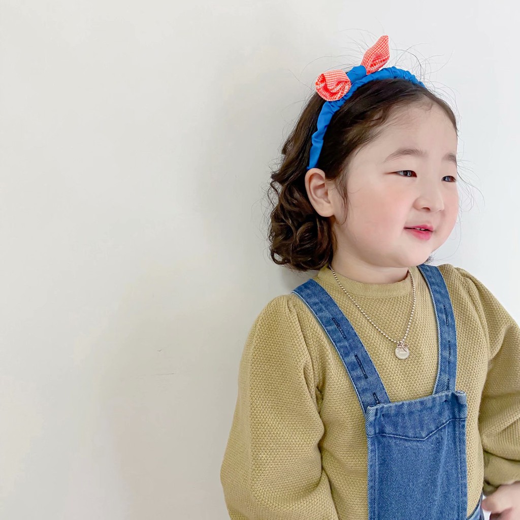 Cài tóc nơ korea cho bé gái