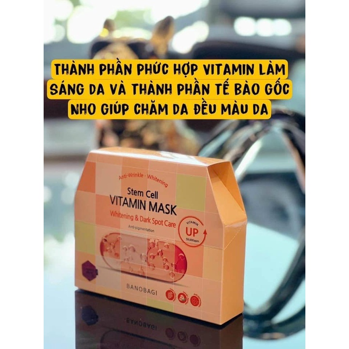 Mặt nạ Banobagi Vitamin Mask mẫu mới 2022 / Banobagi stem đủ màu