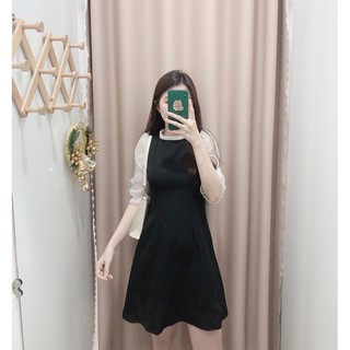 Đầm suông phối tay