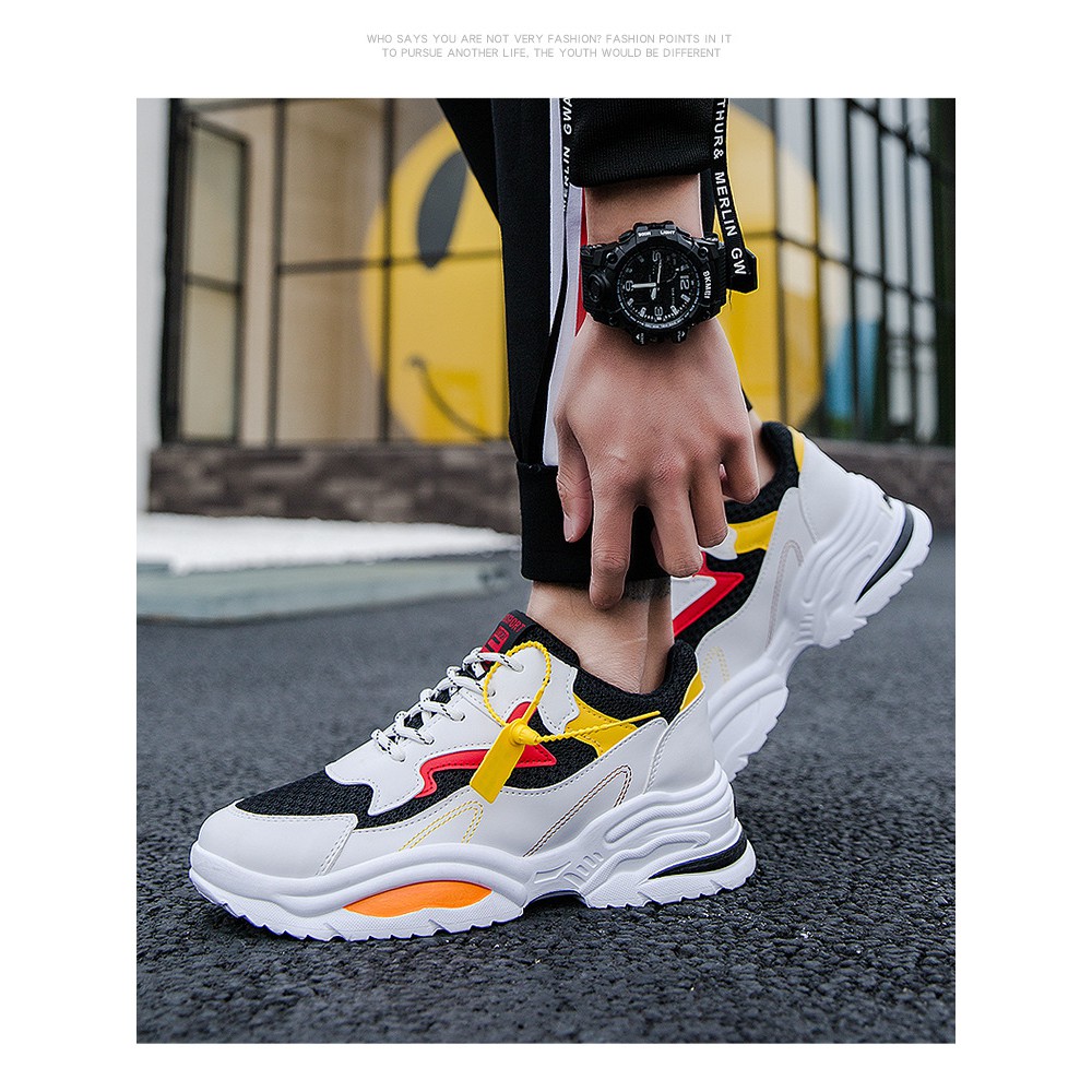 Giày Sneaker nam độn đế 5cm ABO - G038 | BigBuy360 - bigbuy360.vn