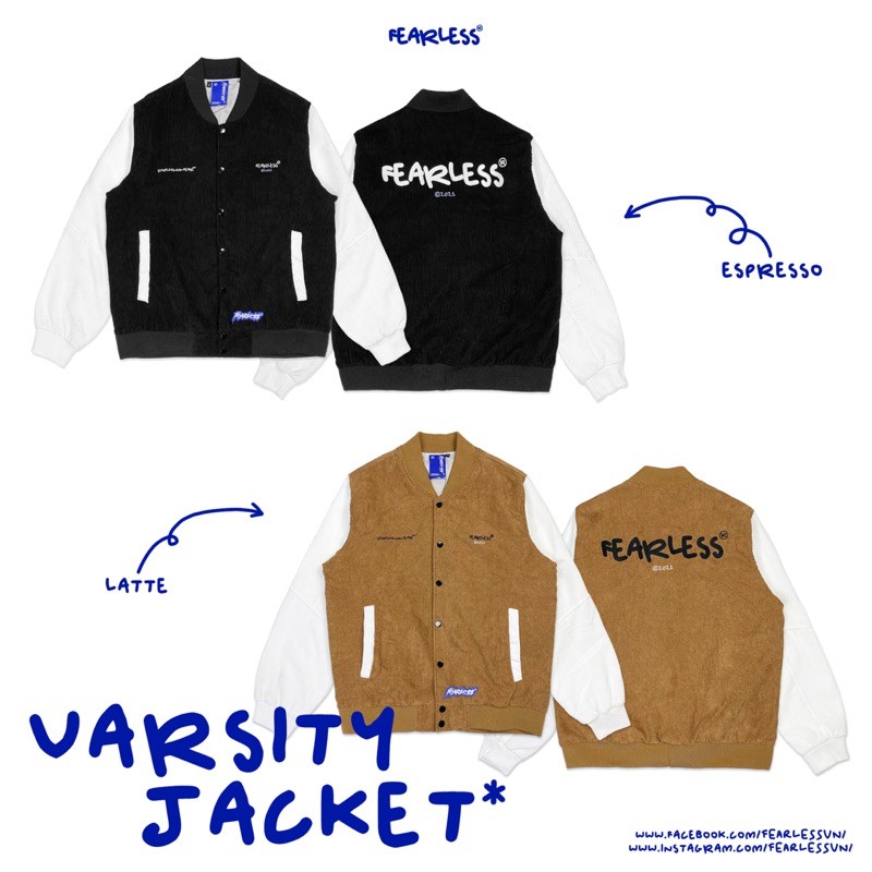 Áo Varsity Jacket* nhung