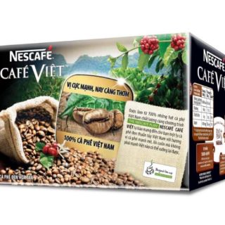 Nescafé Café Việt Cà Phê Đen Đá (Hộp 15 gói x 16g)