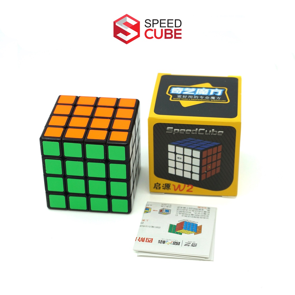 Rubik 4x4 QiYi Qiyuan W2 Viền Đen, Rubik 4x4x4 Chính Hãng QIYI - Shop Speed Cube