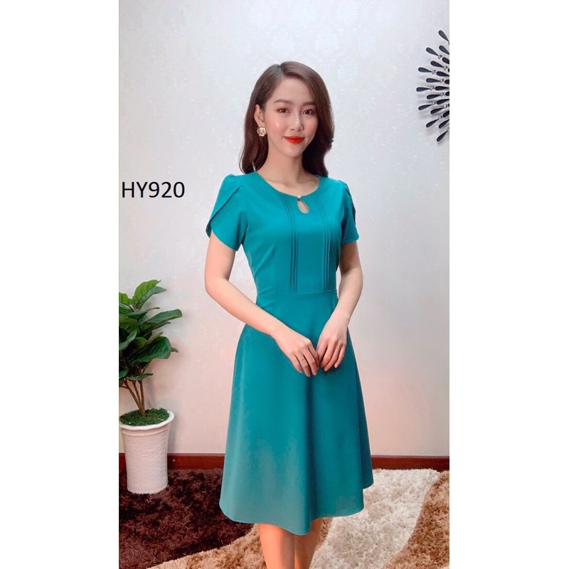 [Ảnh + Video thật] VÁY THIẾT KẾ CỔ GIỌT LỆ ĐÍNH HẠT TRAI, TAY CÁNH TIÊN, DÁNG XOÈ A | BigBuy360 - bigbuy360.vn