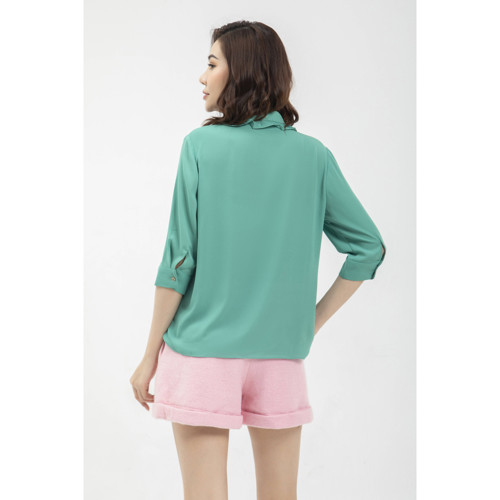 Quần Short dạ hồng khóa sườn Elise | BigBuy360 - bigbuy360.vn