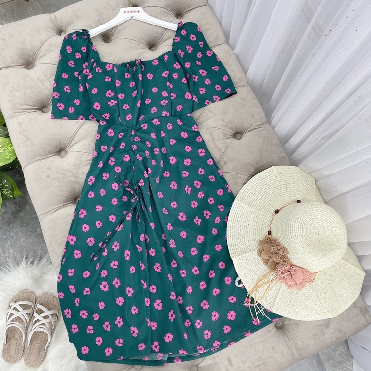 váy hoa nhí dáng dài cách điệu AH23 | BigBuy360 - bigbuy360.vn