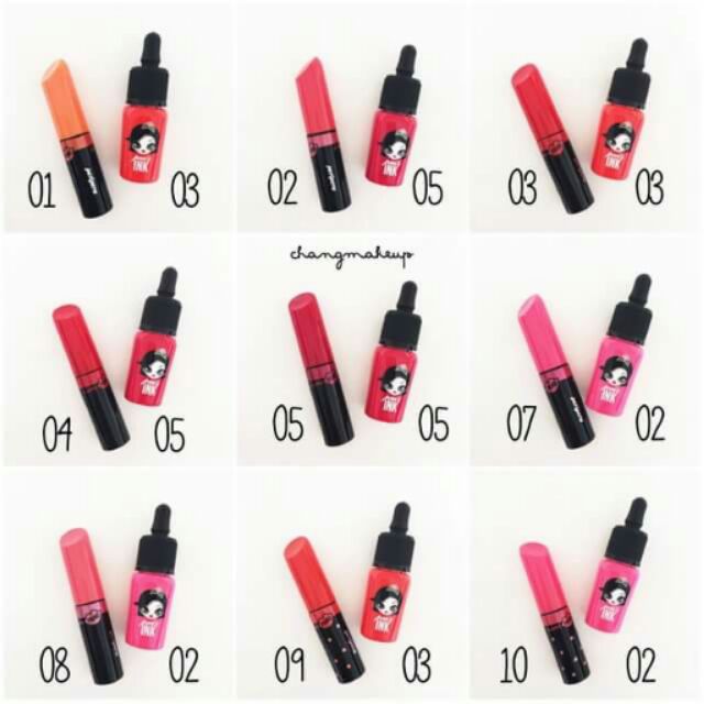 [THANH LÝ] Peripera lumi pang + peri tint ink