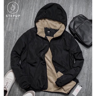 Áo khoác lót lông nam Blessing - Áo khoác lót lông cừu đẹp loại 1 cao cấp