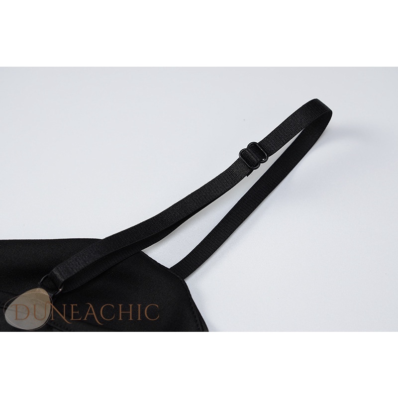 DUNEA Bộ Bodysuit 2 Mảnh Hở Lưng Gợi Cảm Y0512