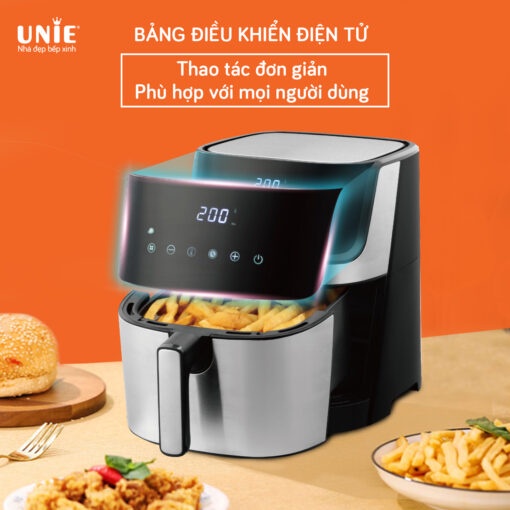 [Mã ELHADEV giảm 4% đơn 300K] Nồi chiên không dầu UNIE UE-600 dung tích 6.5 Lít công suất 1500W