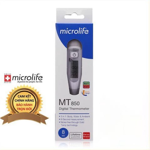 Nhiệt kế điện tử Microlife MT850 - Đo nhiệt độ trong 8 giây