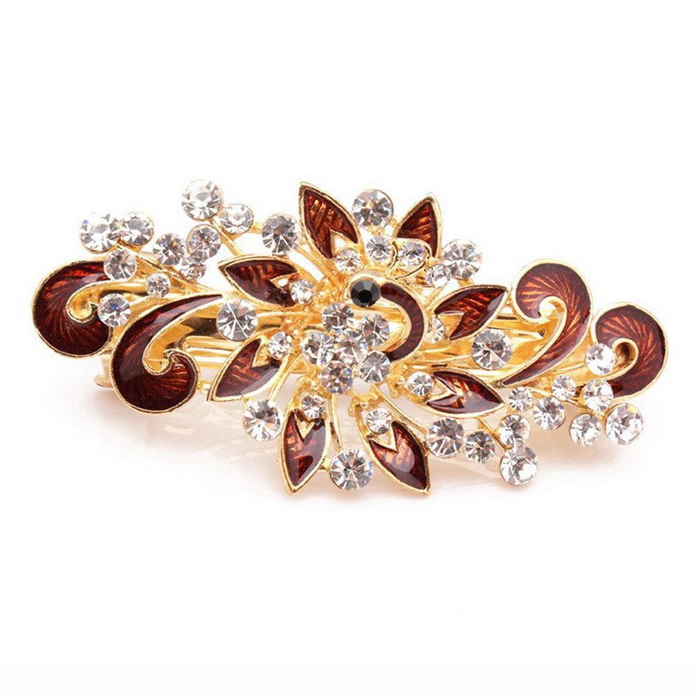 Kẹp TóC HìNh Chú Công ĐíNh Kim Cương Giả NhiềU MàU ThờI Trang