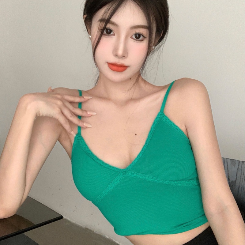 Brroa Áo Lót Croptop Thể Thao Có Đệm Ngực Co Giãn Gợi Cảm Mùa Hè Cho Nữ