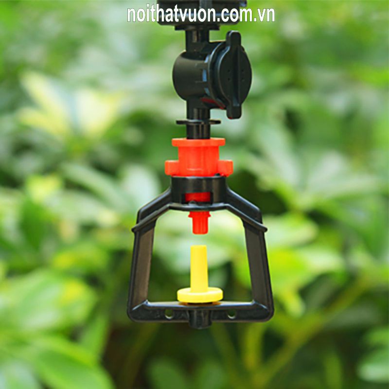 10 vòi phun mưa tỏa tròn, chống tắc, cổng nối 6mm