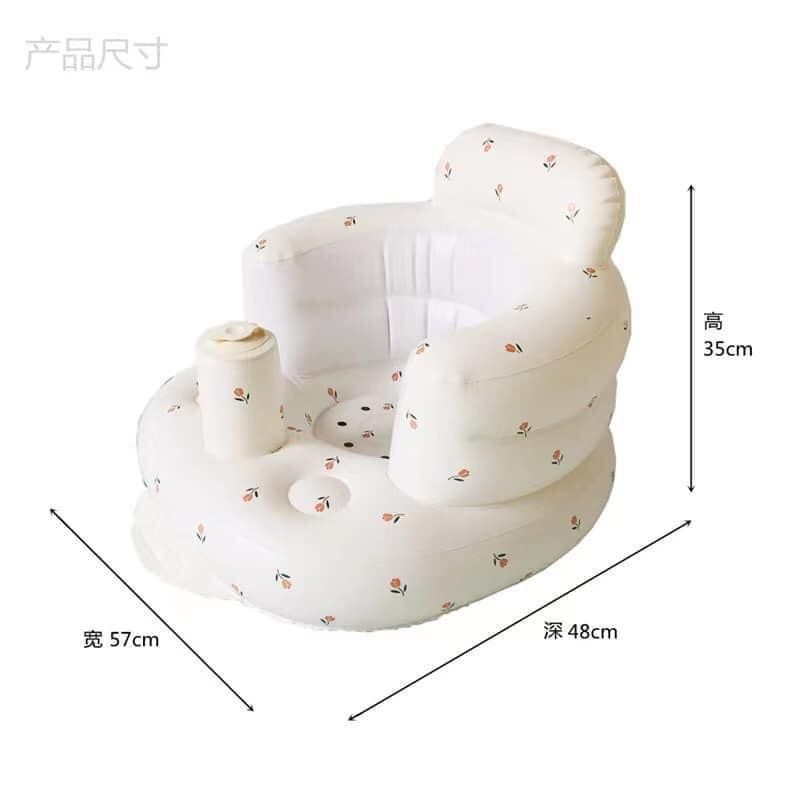 Ghế Hơi Tập Ngồi Cho Bé PLAYING Bar rot - Họa Tiết Oliu , Gấu, Tulyp 6M+