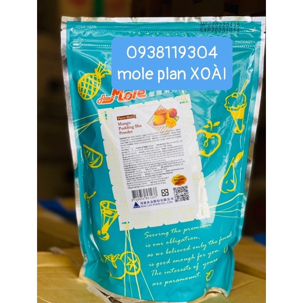 Bột mole pudding xoài 🥭 plan 1kg đài loan