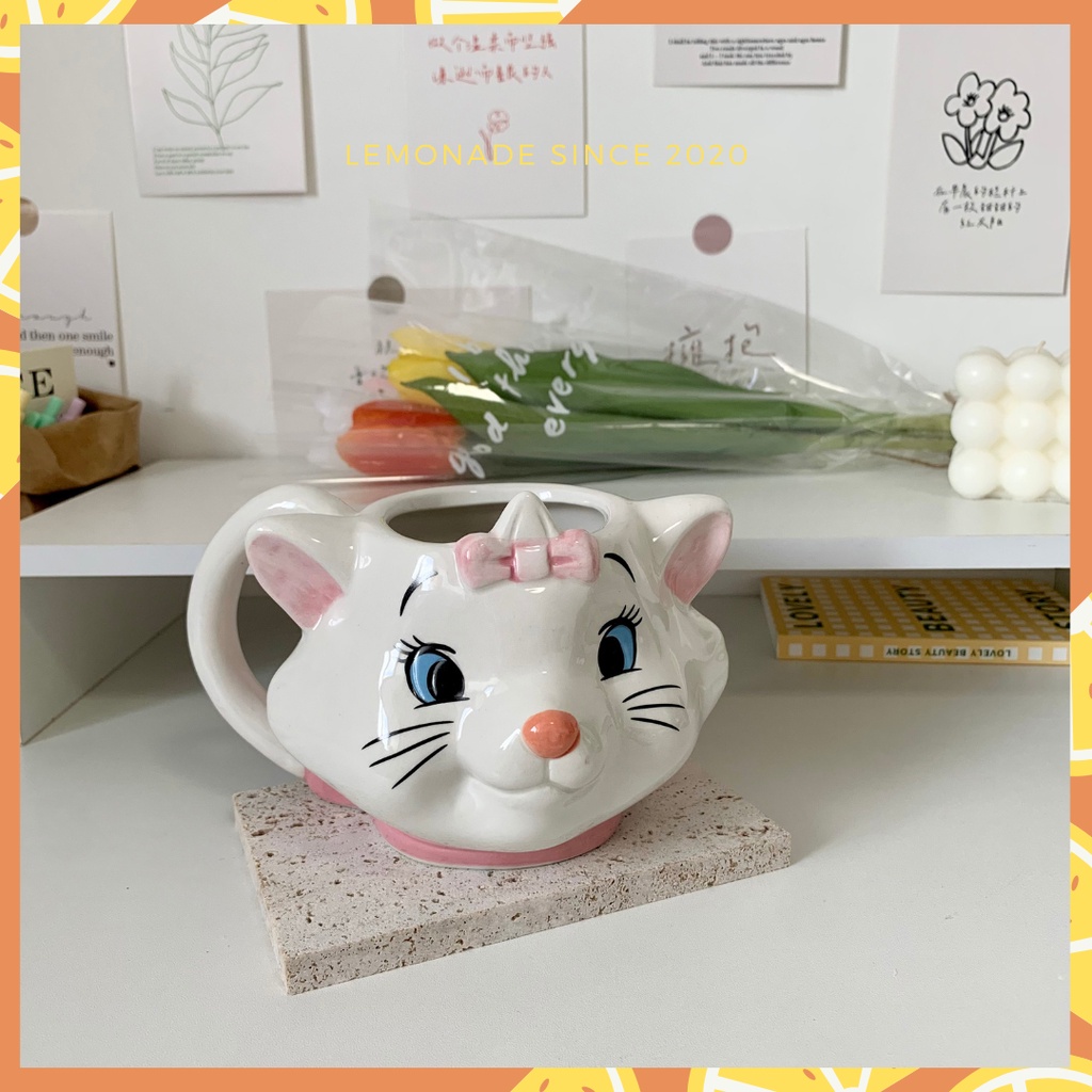 Cốc nước Phim hoạt hình Những cuộc phiêu lưu của mèo Mary Cat Quà tặng