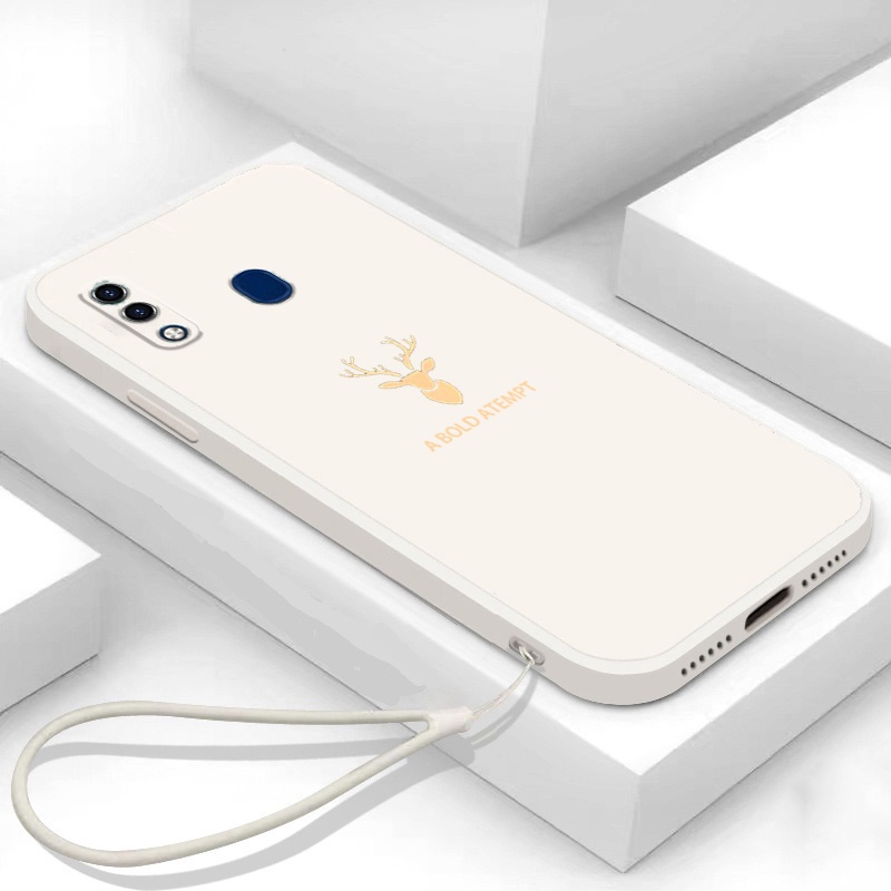 Ốp lưng samsung a20 samsung a30 Ốp Điện Thoại Silicone Mềm Bảo Vệ Cho samsung a20 samsung a30 YTLT01 viền vuông cute