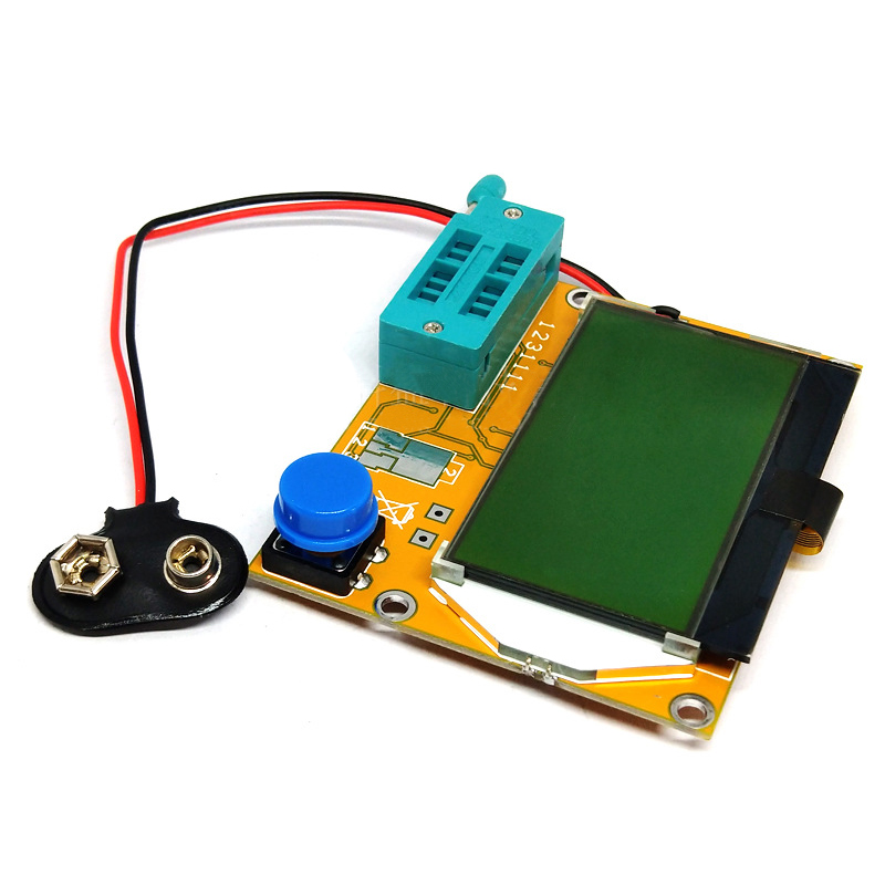 LCR-T4 ESR Meter LCD Digital Transistor Tester Đèn nền Diode Triode Điện dung Máy đo điện cảm SCR