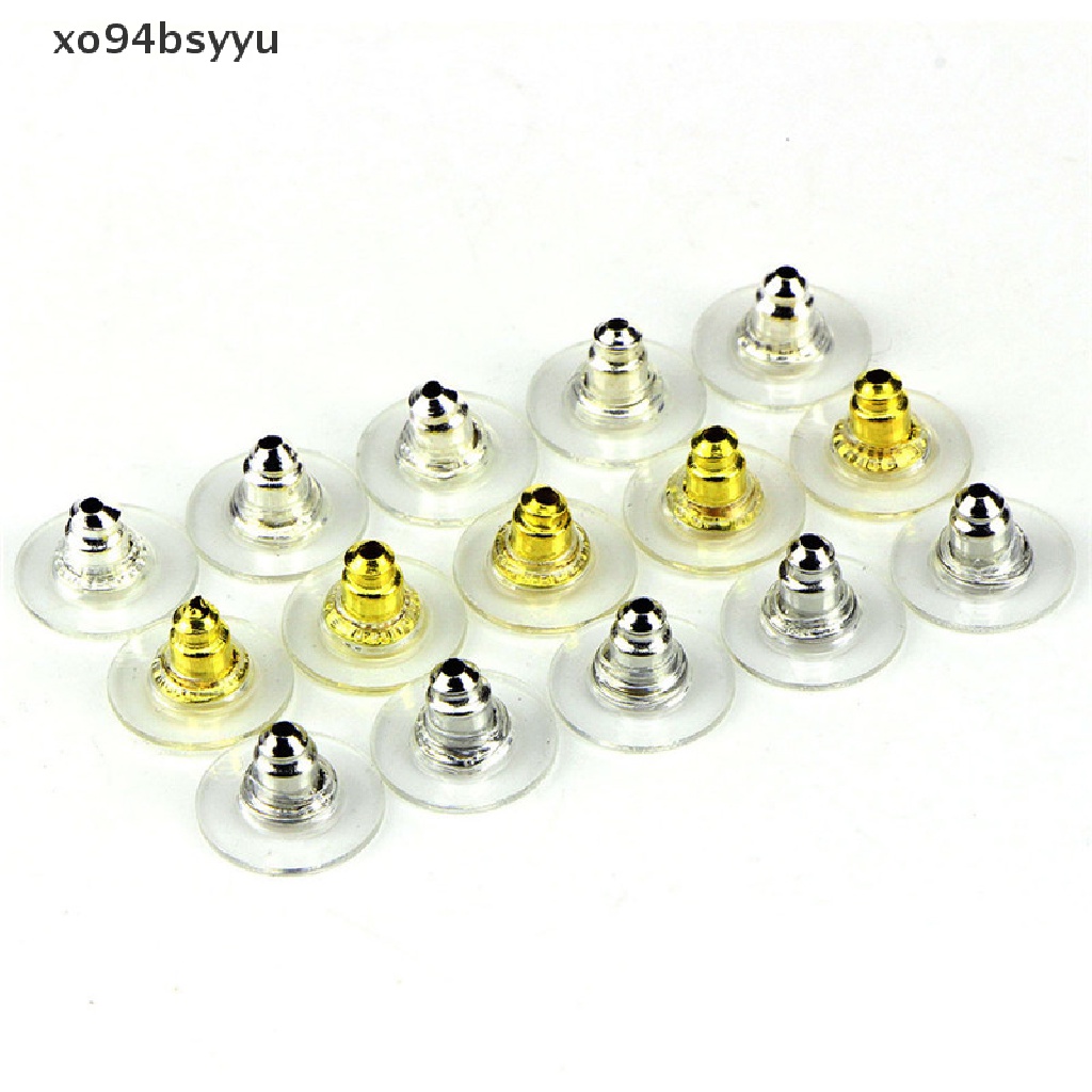 Set 60 Nút Chặn Bông Tai Bằng Bạc / Vàng Xo94Bsyu