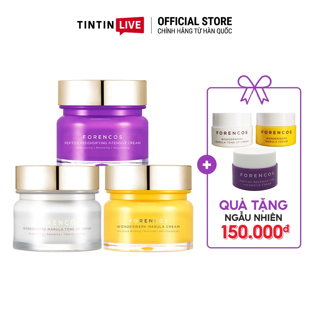 Bộ Kem dưỡng trắng da FORENCOS ngày và đêm