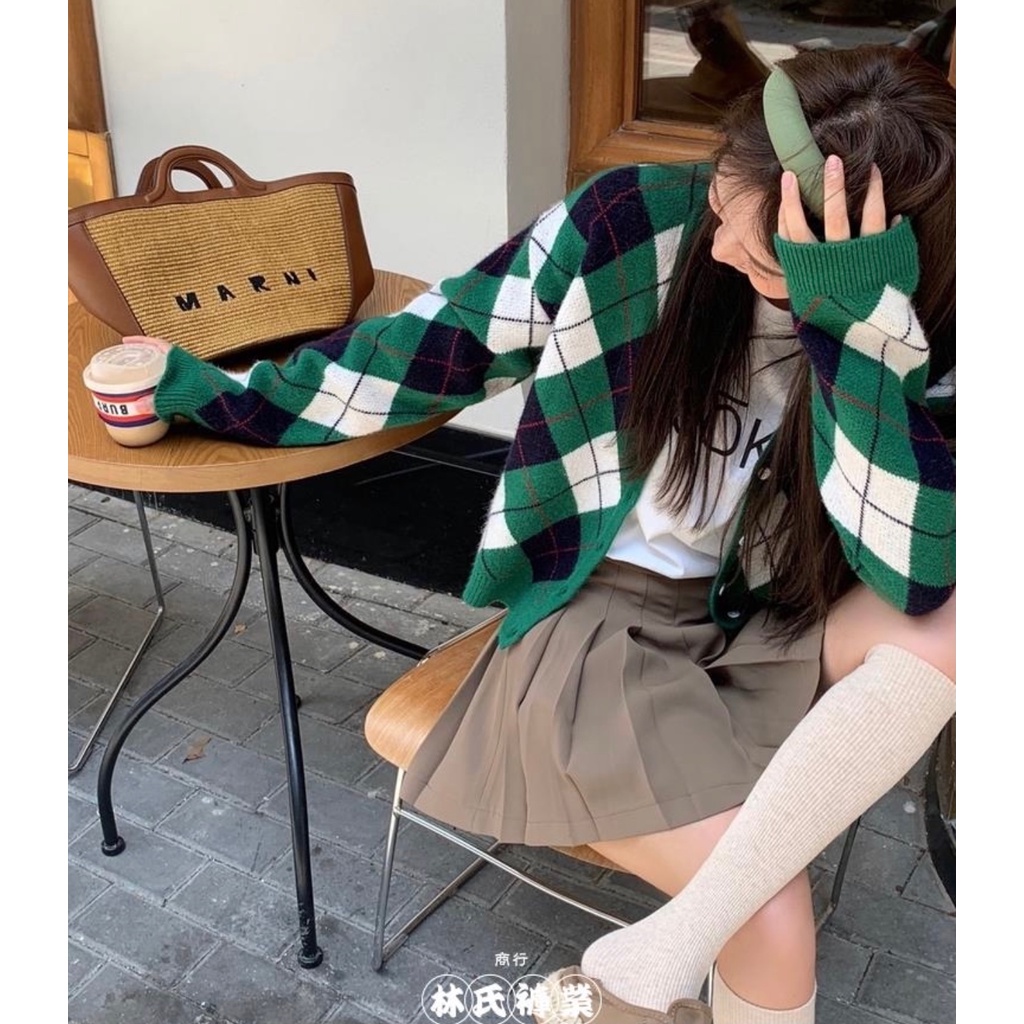 MS461 Áo cardigan len nữ sinh dịu dàng