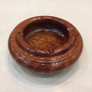 Gạt tàn thuốc lá xì gà gỗ hương ta nguyên khối