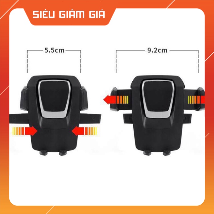 Giá đỡ kẹp điện thoại đa năng để trên ô tô, xe hơi - kệ có đế hút chân không gắn vào kính xoay 360