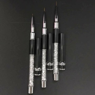 Cọ nét cán đá cao cấp 3 sizes (5mm; 9mm; 11mm) - Cọ vẽ nail chuyên dụng (lẻ chiếc)