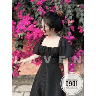 [ BIGSIZE ] Đầm maxi nút bọc cao cấp từ 55-90kg