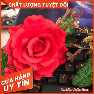 <TP>Phụ kiện cưới hoa cài tóc cô dâu lớn 1 bên