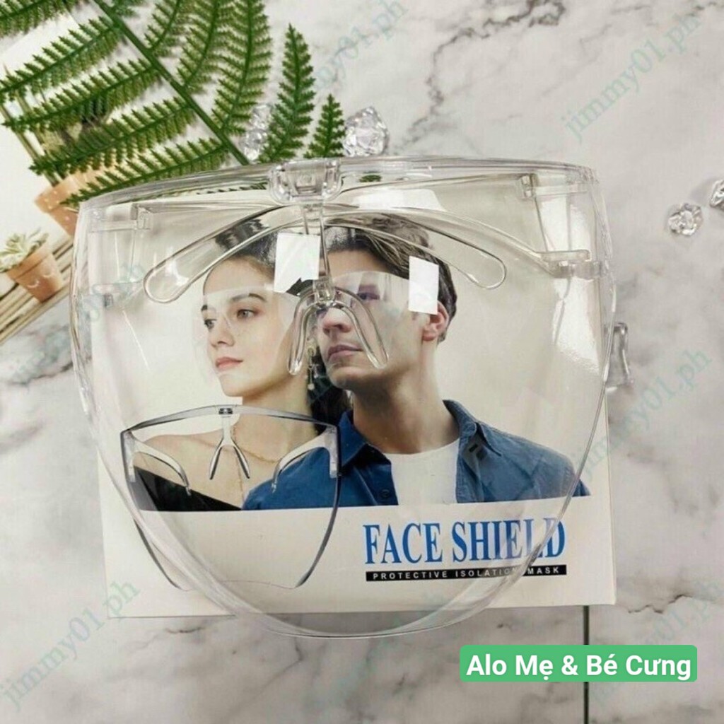 (HÀNG LOẠI 1) Kính Chống Giọt Bắn Phòng Dịch FACE SHIELD - Kính Chắn Giọt Bắn Trẻ Em , Người Lớn,Hoá Chất Độc Hại.