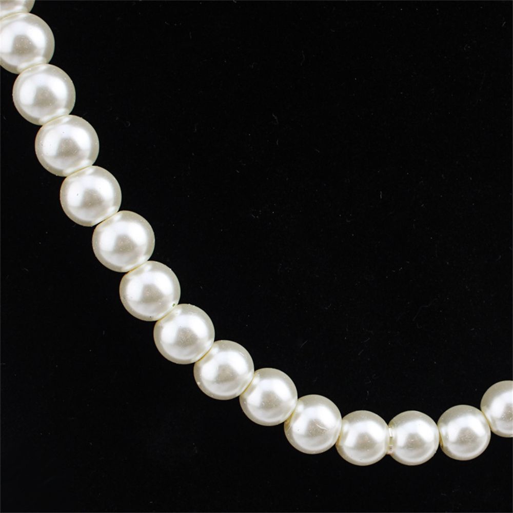 Vòng Cổ Choker Đính Hạt Ngọc Trai Nhân Tạo Hình Tròn Lớn Dành Cho Tiệc Cưới|Vòng Cổ Phong Cách Bohemian Thời Trang Mới Cho Nữ