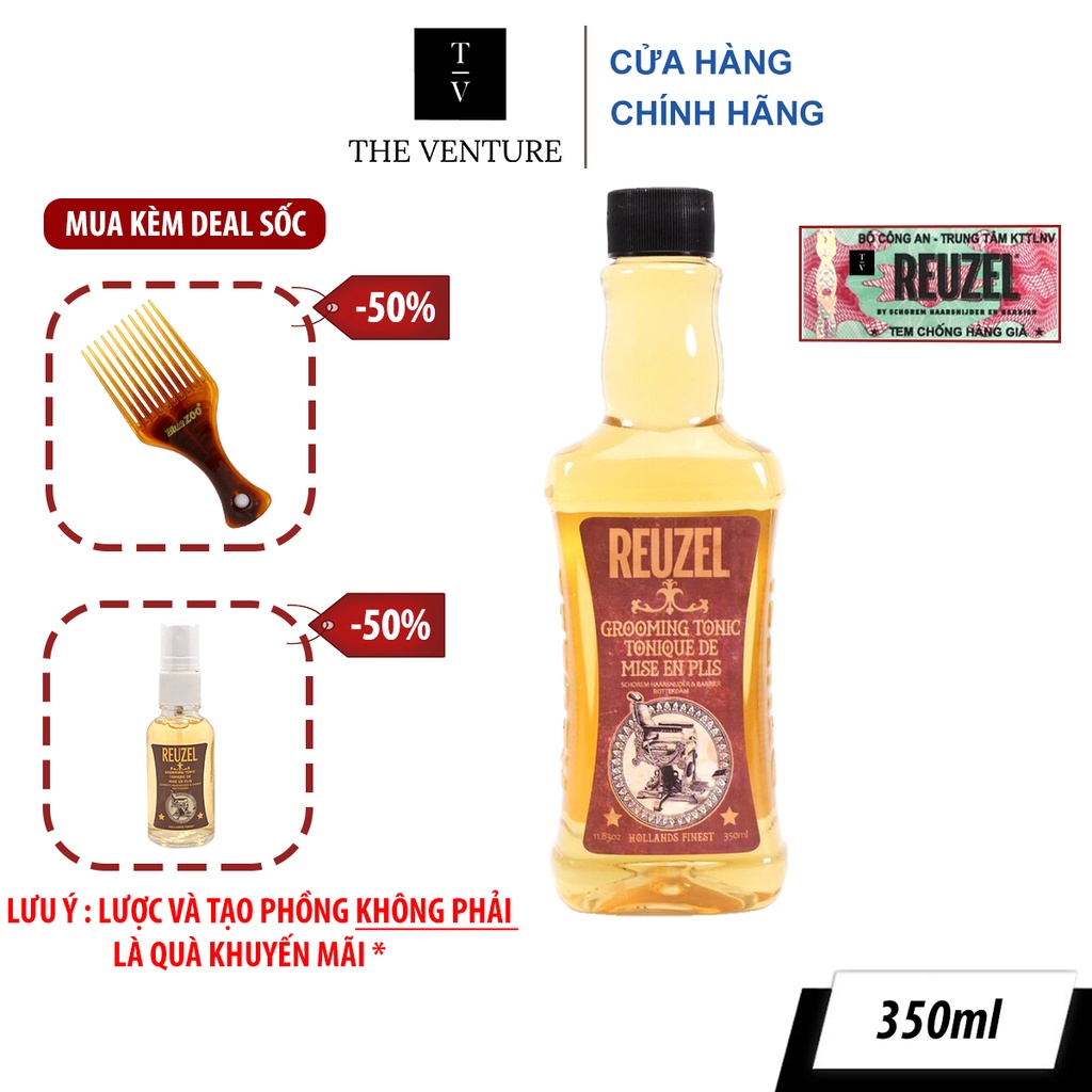 Chai Xịt Tạo Phồng Giữ Nếp Reuzel Grooming Tonic Chính Hãng - Pre-Styling Reuzel Grooming Tonic