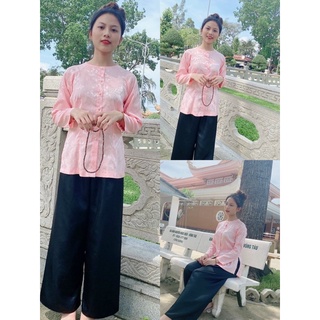 đồ lam đi chùa nữ