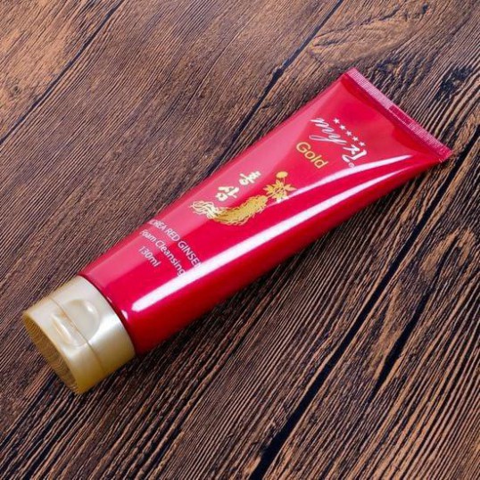 Sữa rửa mặt hồng sâm đỏ My Gold Korea Red Ginseng Foam Cleanser 130ml Anna Cosmetics