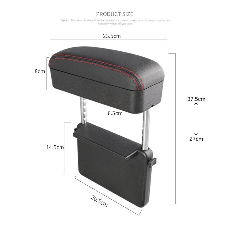 Hộp tựa tay ghế ô tô Tựa tay trung tâm ô tô đa năng Hộp đựng đồ có khe hở ghế ô tô Hộp đựng đồ đa năng Hộp đựng đồ đa năng Đệm tựa tay ô tô Hộp đựng đồ trên ô tô Hộc đựng đồ trên ô tô