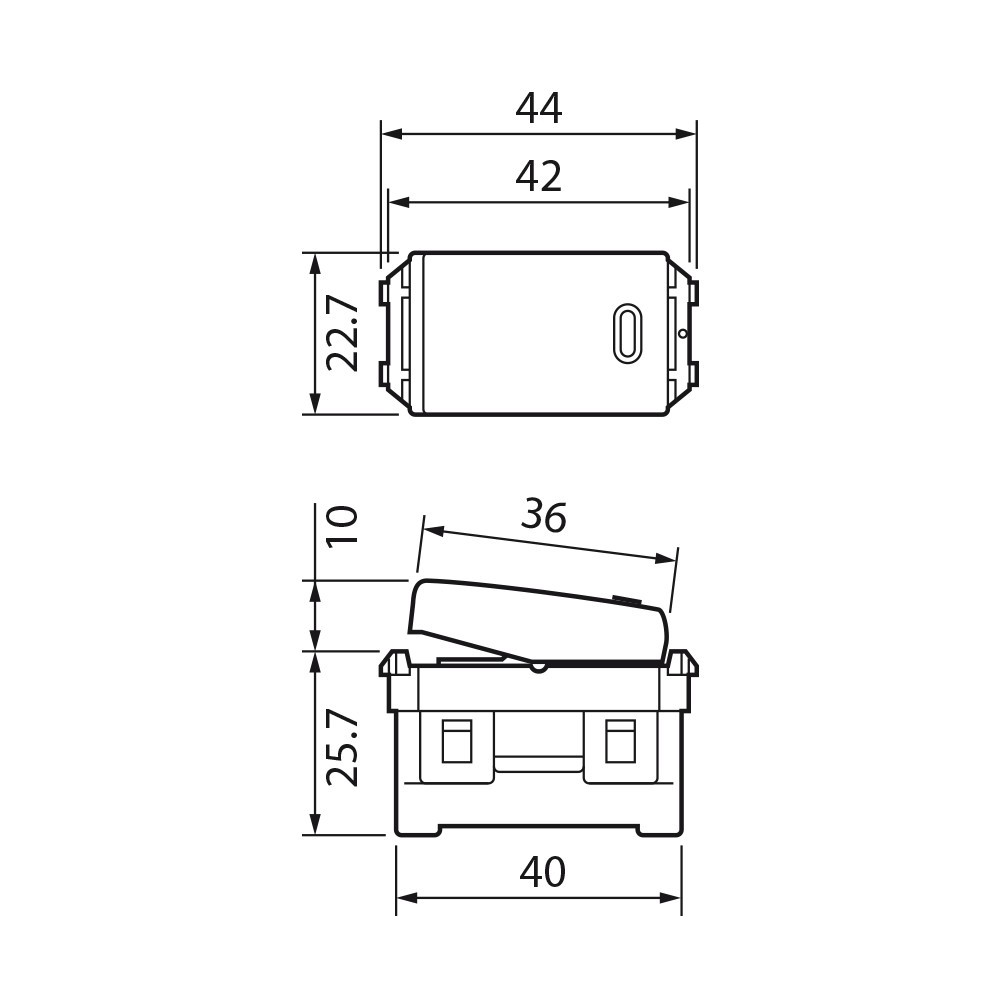 Công Tắc 1 Chiều Panasonic Wide WEV5001SW.