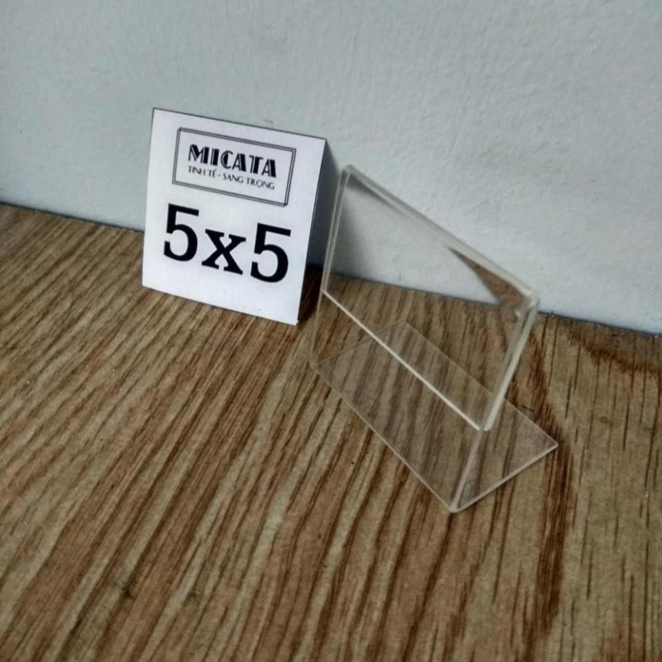 MENU MICA L MINI  NGANG ĐỂ BÀN