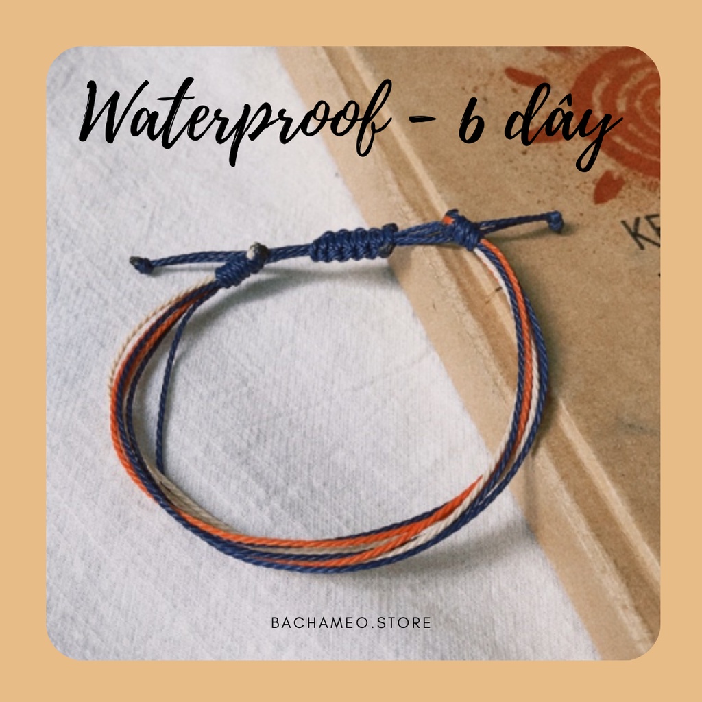 Vòng phối dây waterproof - Vòng tay/ vòng chân waterproof - Bac Ha Meo Store