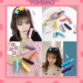 Kẹp lô uốn tóc Vonemo tạo kiểu tóc phồng phong cách Hàn Quốc cho nữ KT29