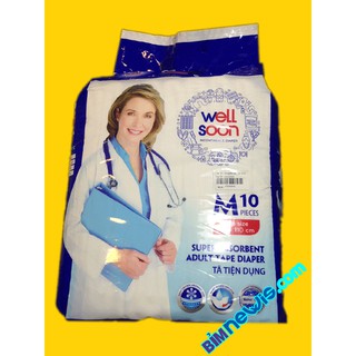 Bỉm/tã người lớn Wellsoon M3/M10