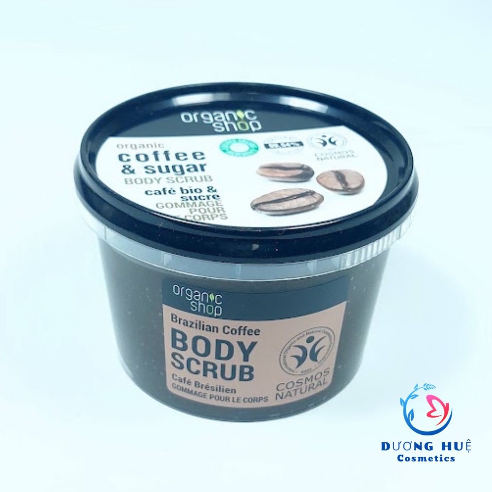 Tẩy Tế Bào Chết Toàn Thân Organic Shop Organic Coffee &amp; Sugar Body Scrub 250ml
