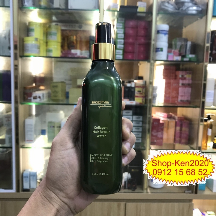 Xịt dưỡng phục hồi tóc Sophia Collagen Hair Repair Water 250ml