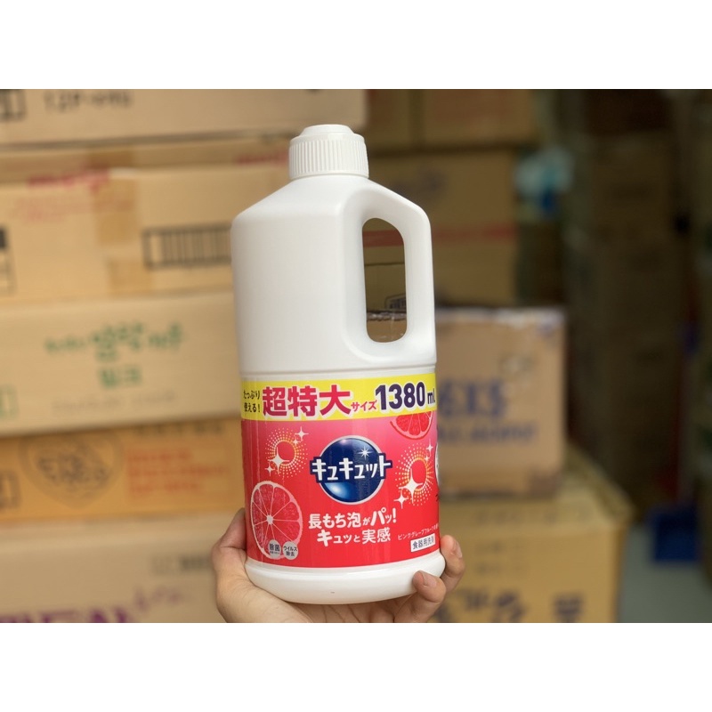 Nước rửa bát Kao nội địa Nhật 1380ml