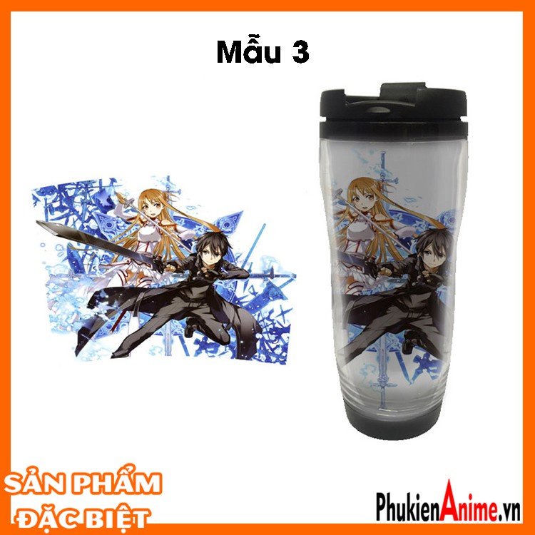 Shop Anime HCM - Ly nhựa giữ nhiệt in hình Anime Sword Art Online