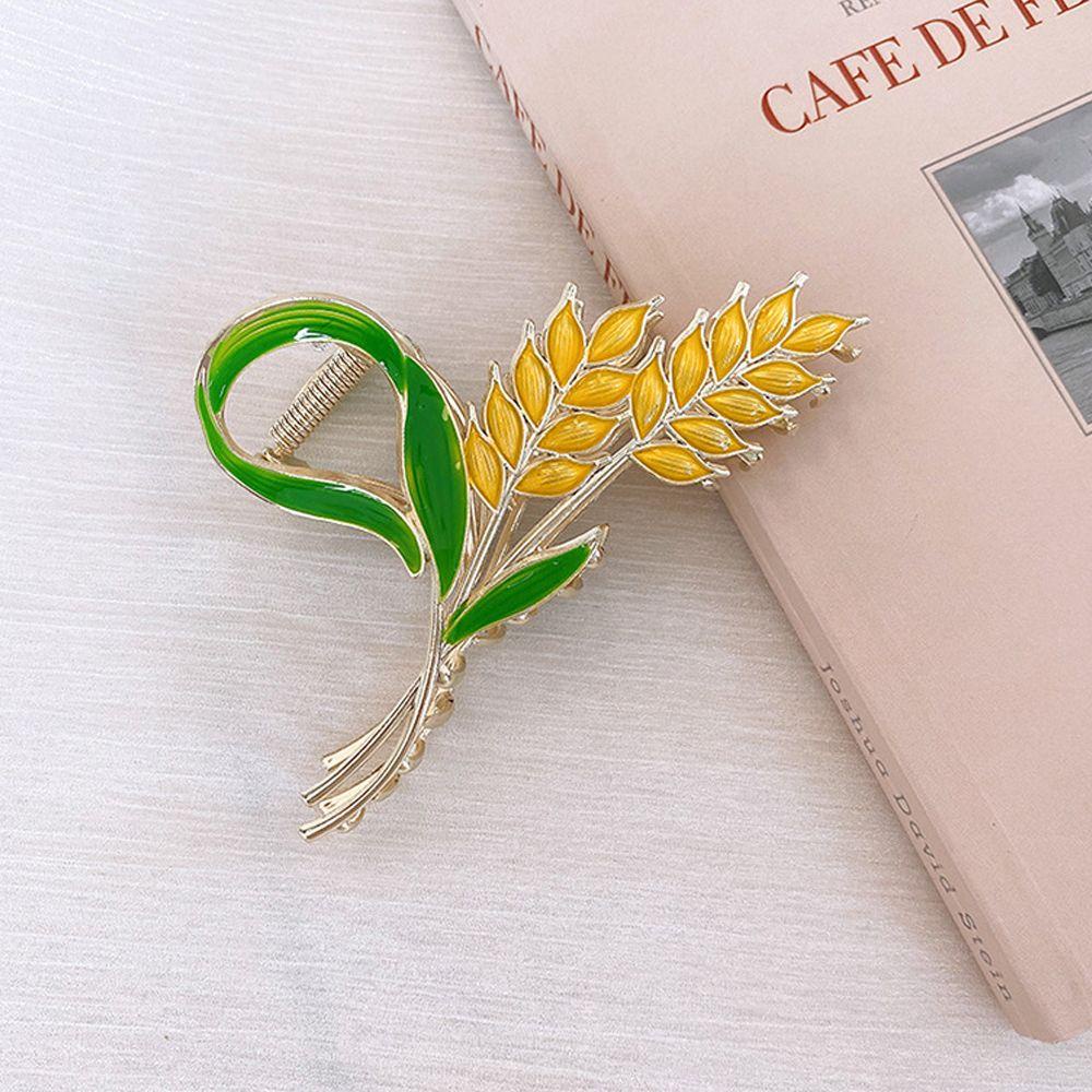 JARRED Kẹp Tóc Hình Lá / Cá Mập Thanh Lịch Cho Nữ