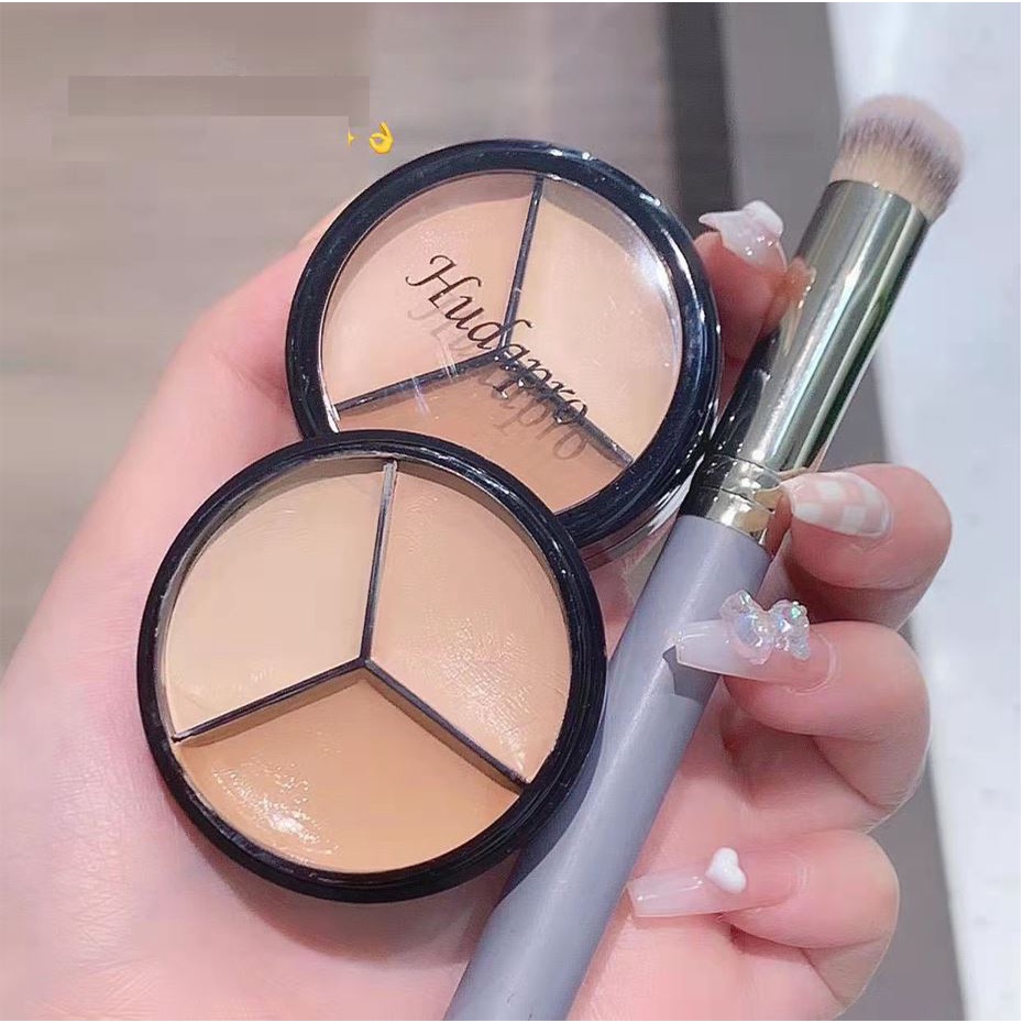 Kem che khuyết điểm HUDAPRO, kem che khuyết điểm 3 ô concealer nội địa Trung F7 - Sammi Beauty