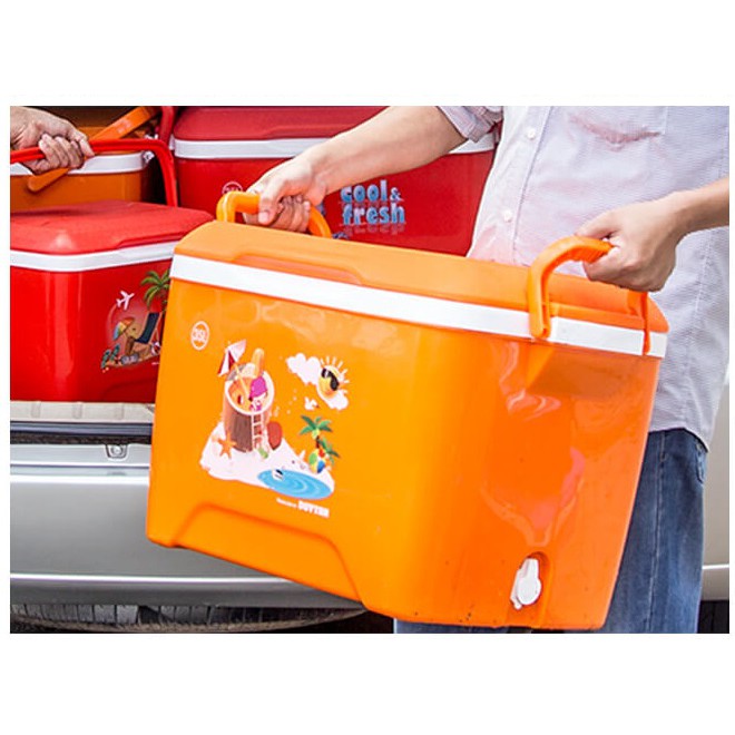 Thùng đá nhựa DUY TÂN Matsu 35 lít (56.3 x 37.5 x 37.3 cm) - 02515 - Giao màu ngẫu nhiên